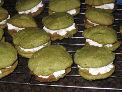 Healthy Green Tea Whoopie Pies 