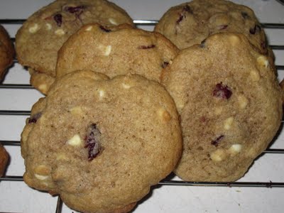 White Chocolate Cranberry Cookies