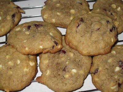 White Chocolate Cranberry Cookies