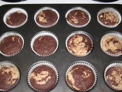 Vegan Chocolate and Vanilla Marble Cupcakes