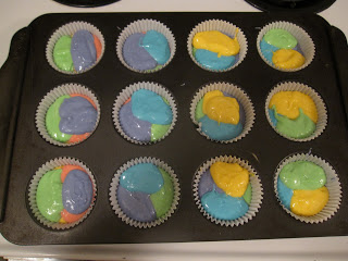 Rainbow Cupcakes