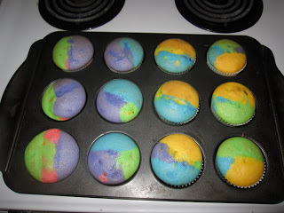 Rainbow Cupcakes