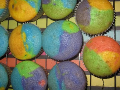 Rainbow Cupcakes