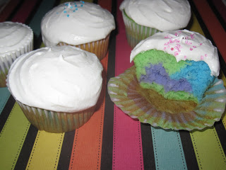 Rainbow Cupcakes