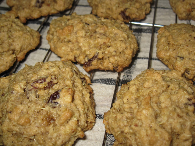 Quinoa Oatmeal Raisin Cookies