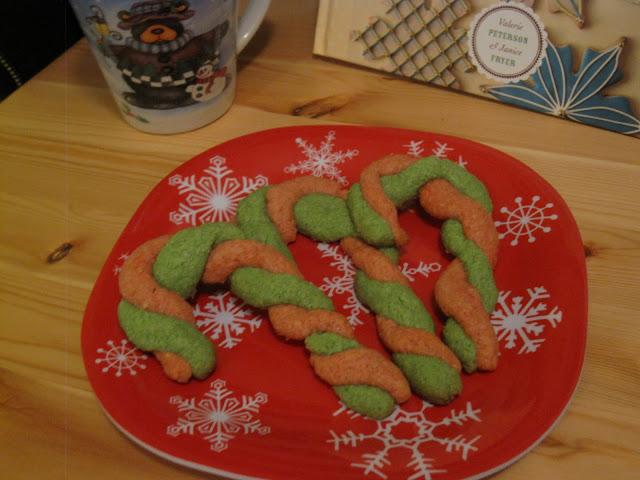 Mint Candy Cane Cookies