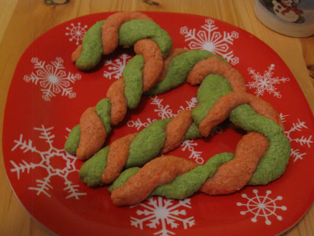 Mint Candy Cane Cookies