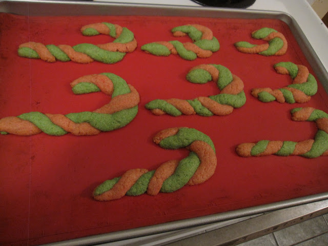 Mint Candy Cane Cookies