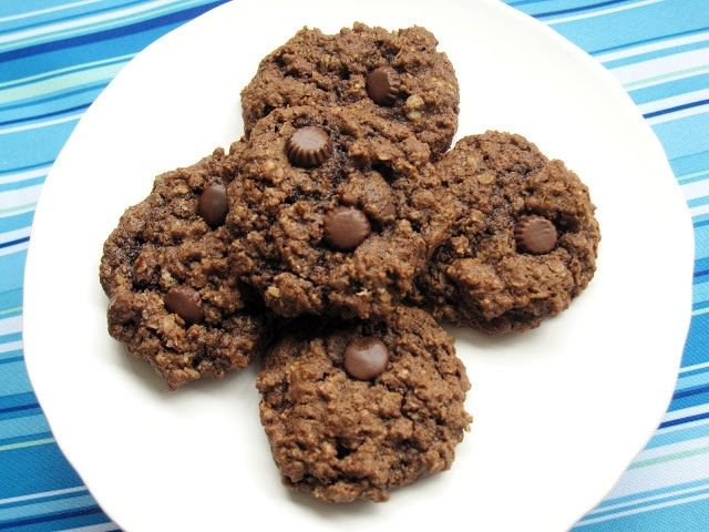 Chocolate Espresso Oatmeal Cookies