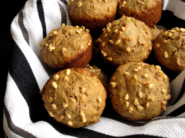 Peanut Butter Banana & Red Lentil Muffins