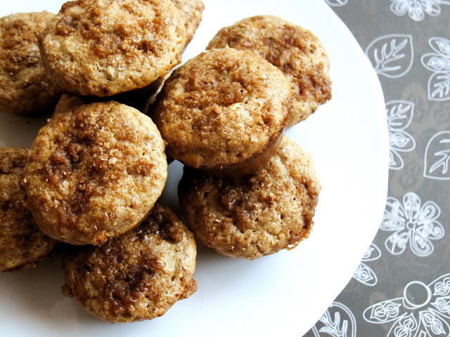 Mini Whole Wheat Coffee Cake Muffins