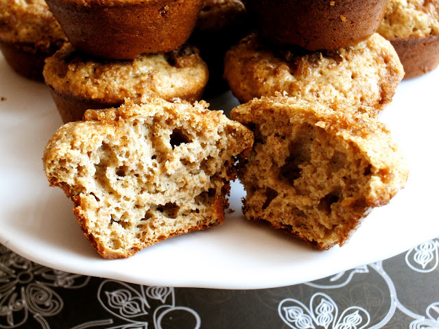 Mini Whole Wheat Coffee Cake Muffins