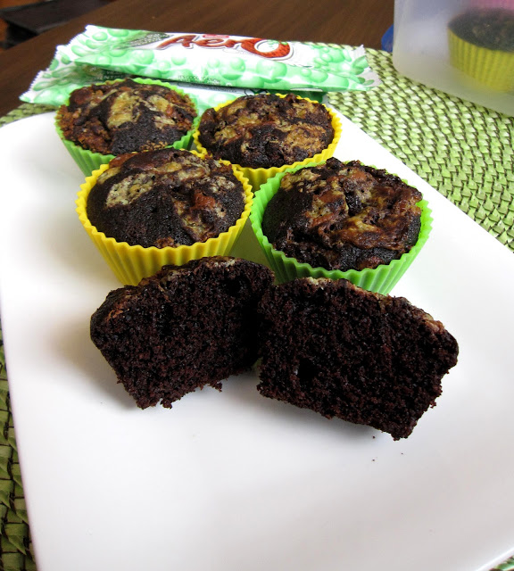 Mint Aero Chocolate Cupcakes