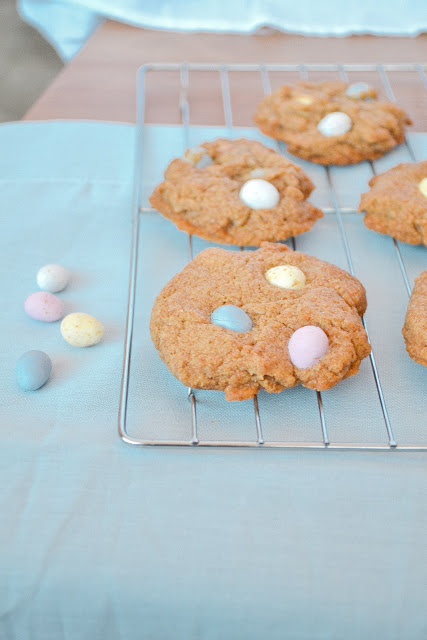 Mini Eggs Cookies