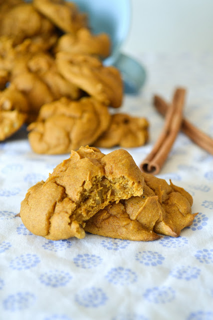 Spiced Pumpkin Cookies with Walnuts