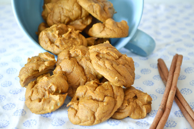 Spiced Pumpkin Cookies with Walnuts