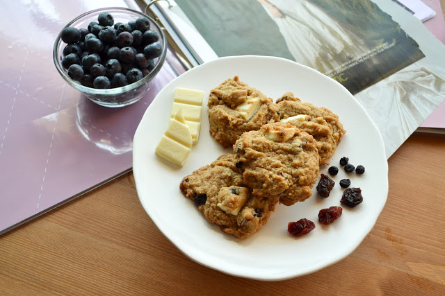 Berry Blasted White Chocolate Cookies