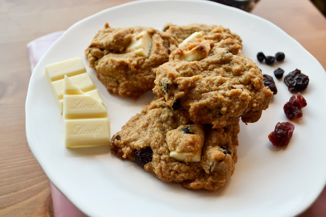 Berry Blasted White Chocolate Cookies