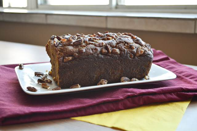 Spiced Pumpkin Pecan Loaf