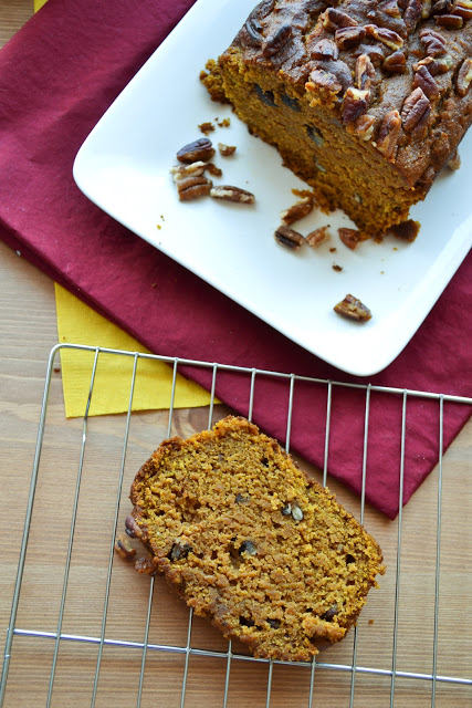 Spiced Pumpkin Pecan Loaf