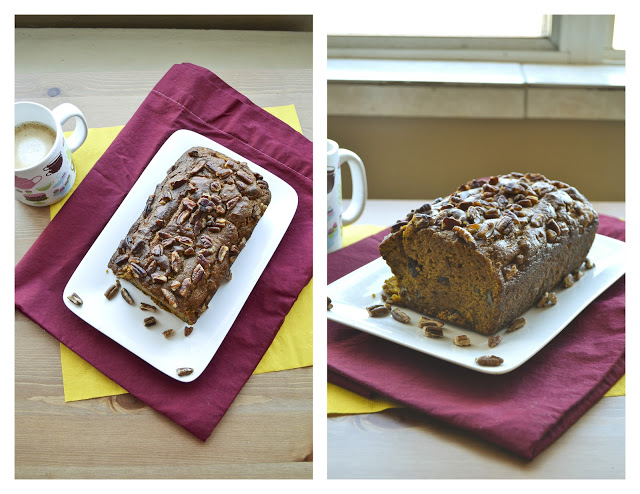 Spiced Pumpkin Pecan Loaf