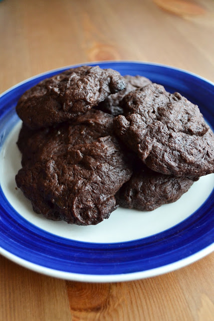 Dark Chocolate Couverture Brownie Cookies