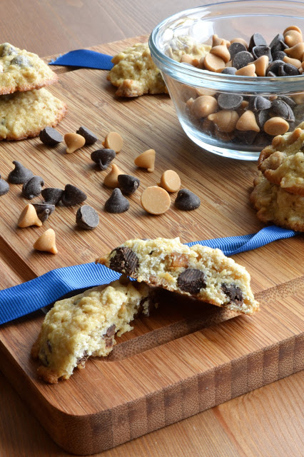 Maple Oatmeal Cookies with Chocolate & Butterscotch Chips