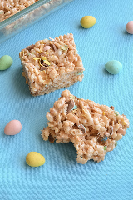 Mini Eggs Rice Krispies Treats