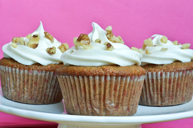 Carrot Cupcakes with Milk Free Cream Cheese Icing