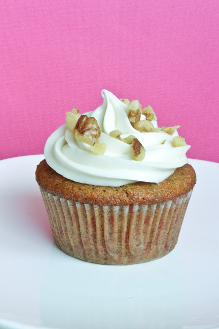 Carrot Cupcakes with Milk Free Cream Cheese Icing