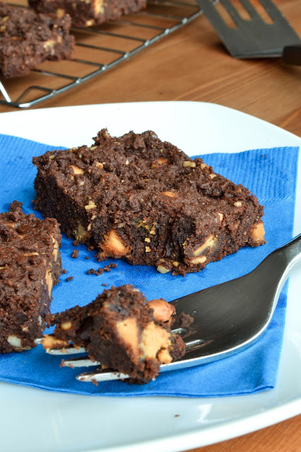 Chocolate Butterscotch Peanut Butter Cookie Bars