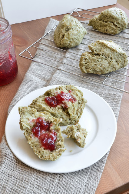 Matcha Green Tea Scones