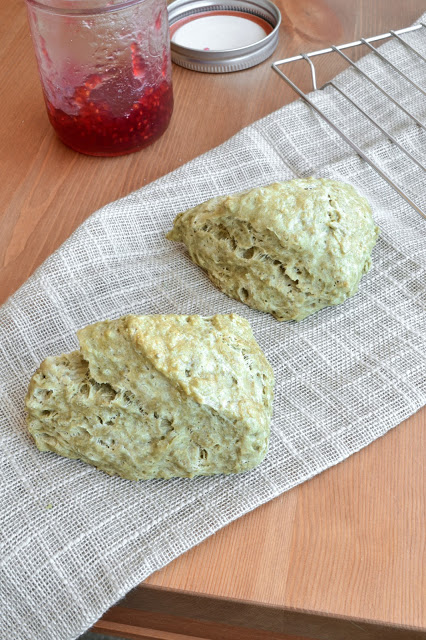 Matcha Green Tea Scones