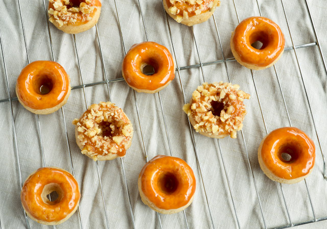 Caramel Candy Apple Mini Doughnuts