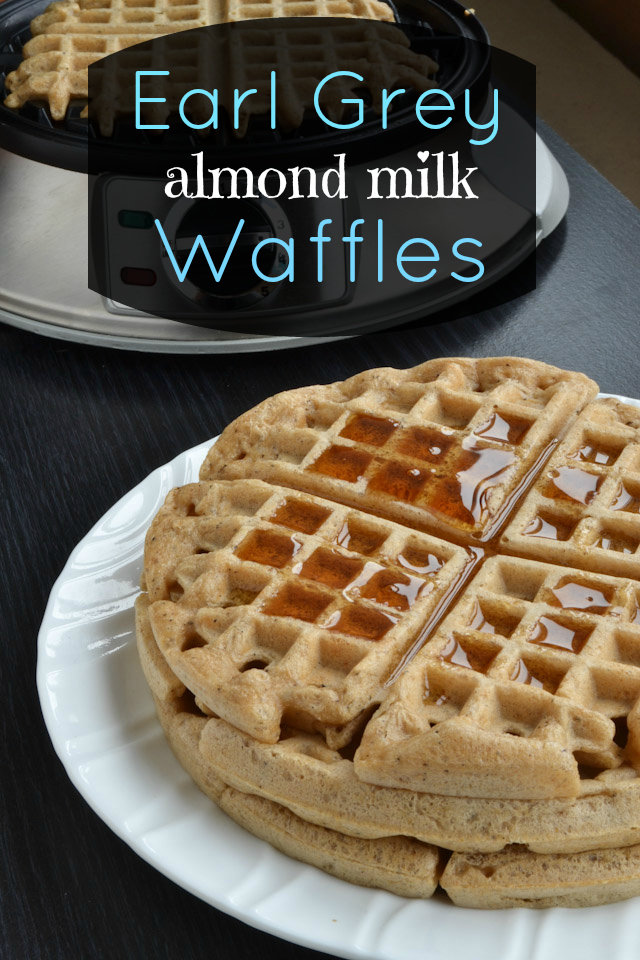 Earl Grey Almond Milk Waffles