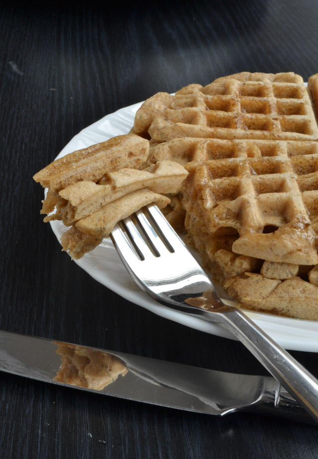 Earl Grey Almond Milk Waffles