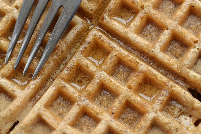 Earl Grey Almond Milk Waffles