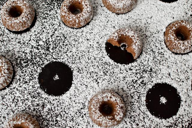 Baked Chocolate Mini Doughnuts