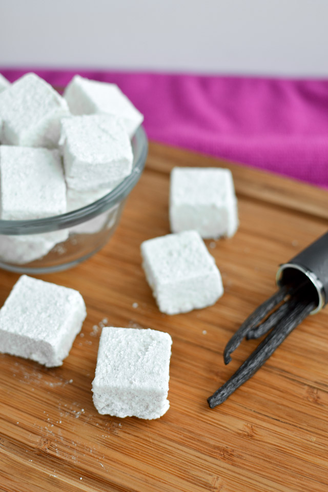 Homemade Vanilla Bean Marshmallows