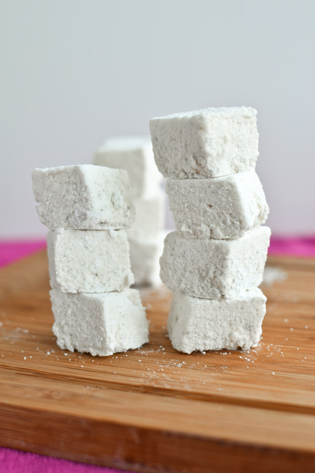 Homemade Vanilla Bean Marshmallows