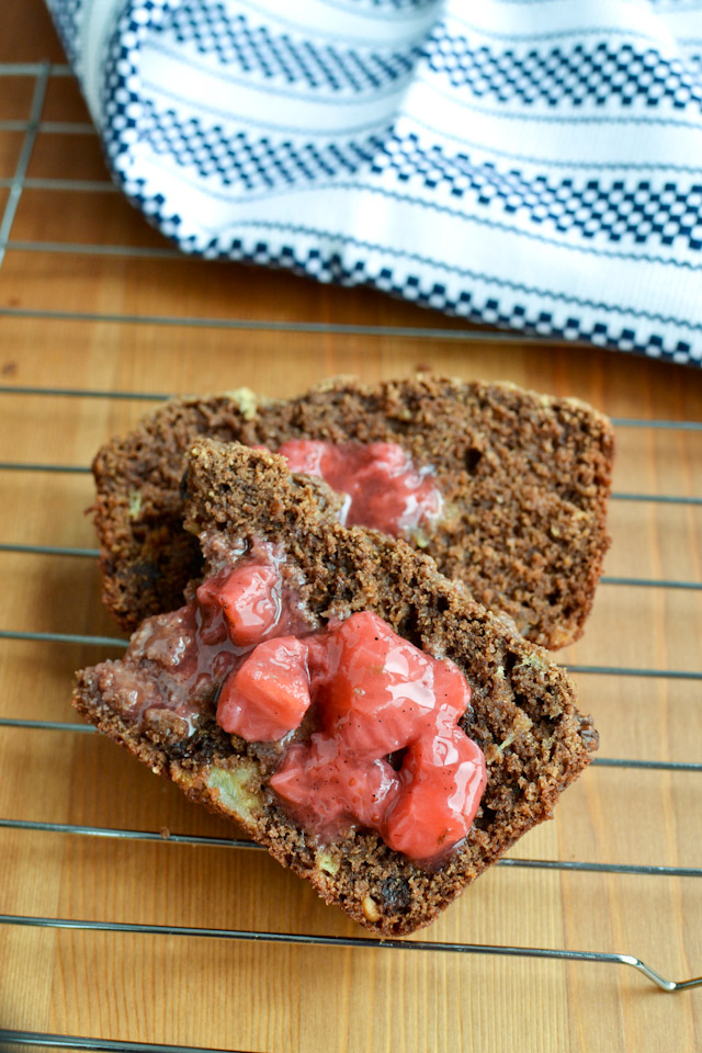 Peanut Butter Chocolate Banana Bread