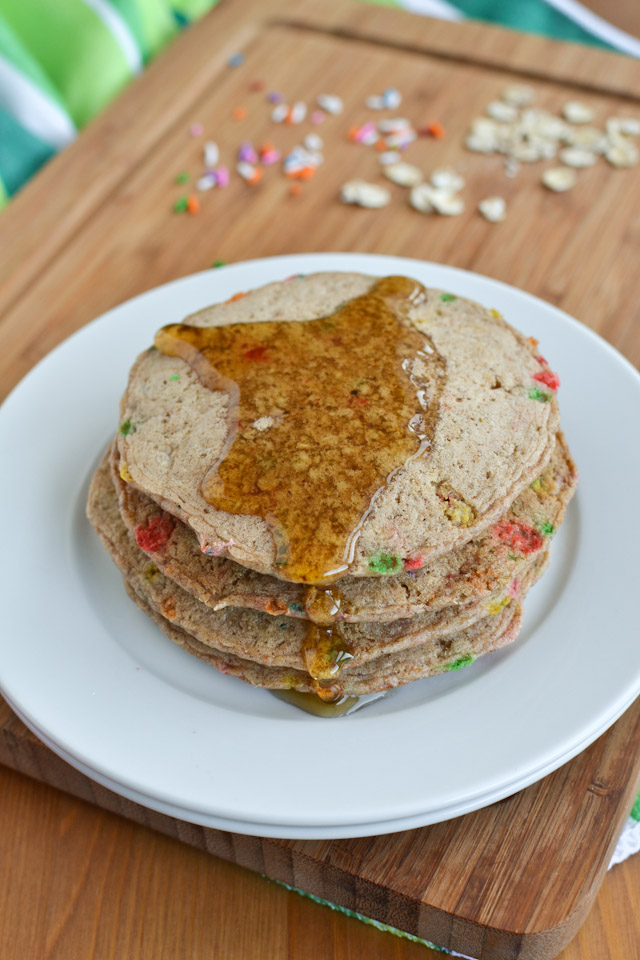 Wheat-Free Confetti Pancakes