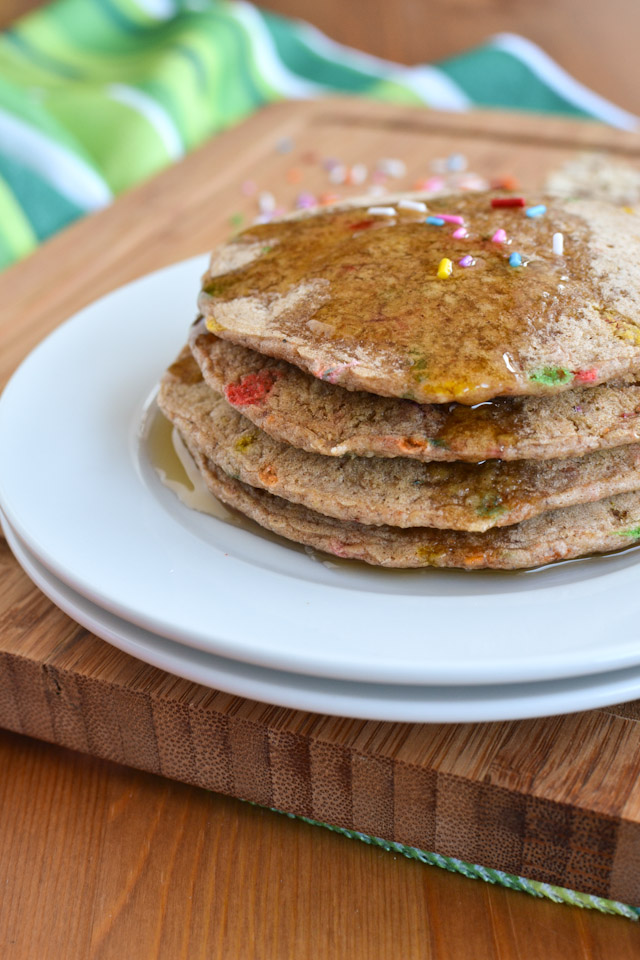 Wheat-Free Confetti Pancakes