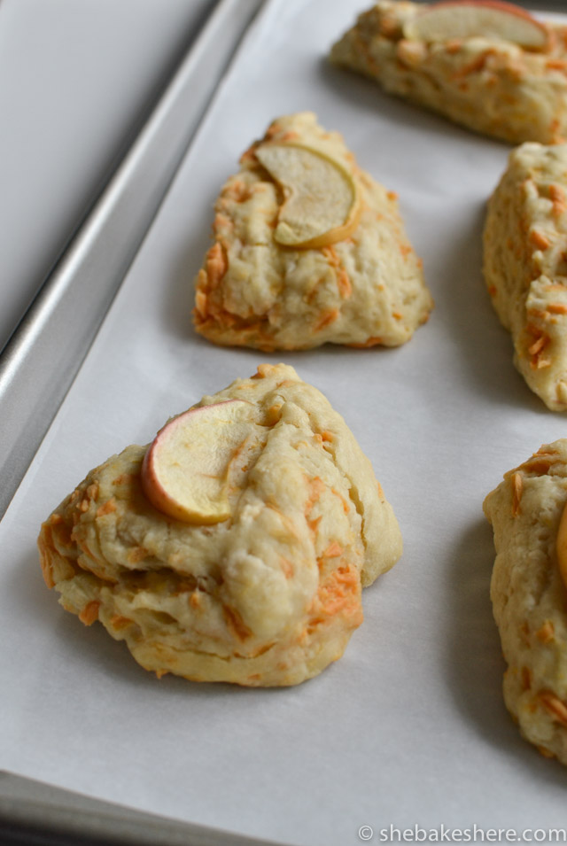 Apple Cheddar Scones