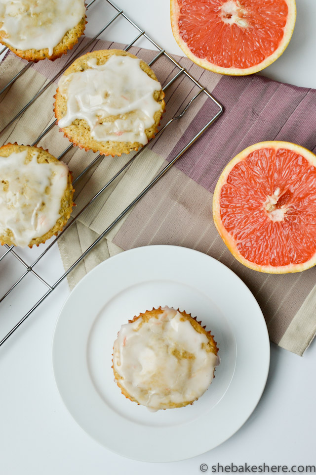 Grapefruit Chia Seed Muffins