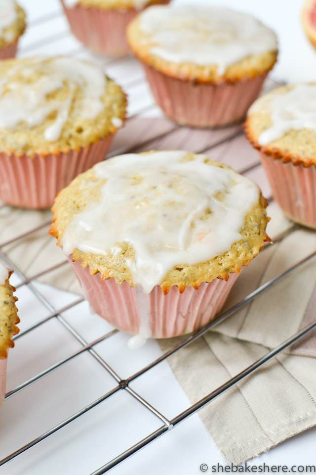 Grapefruit Chia Seed Muffins