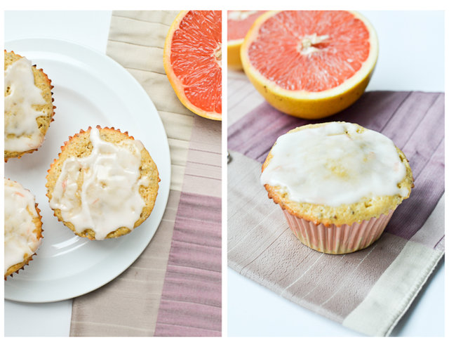 Grapefruit Chia Seed Muffins