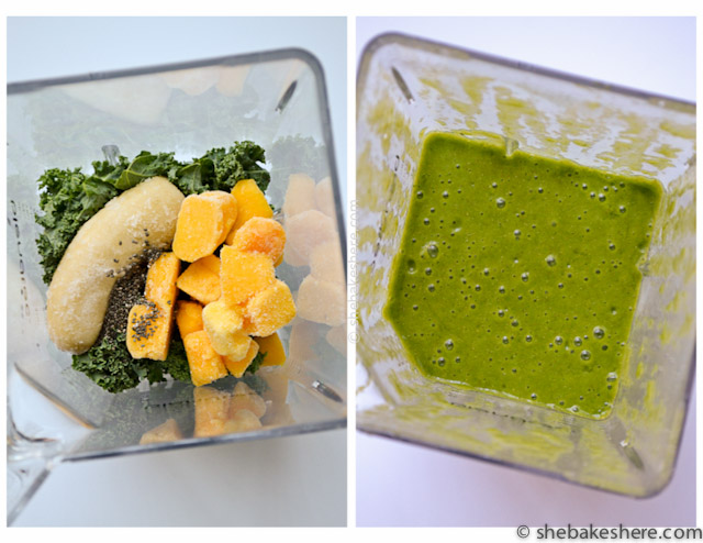 Kale Mango Green Smoothie