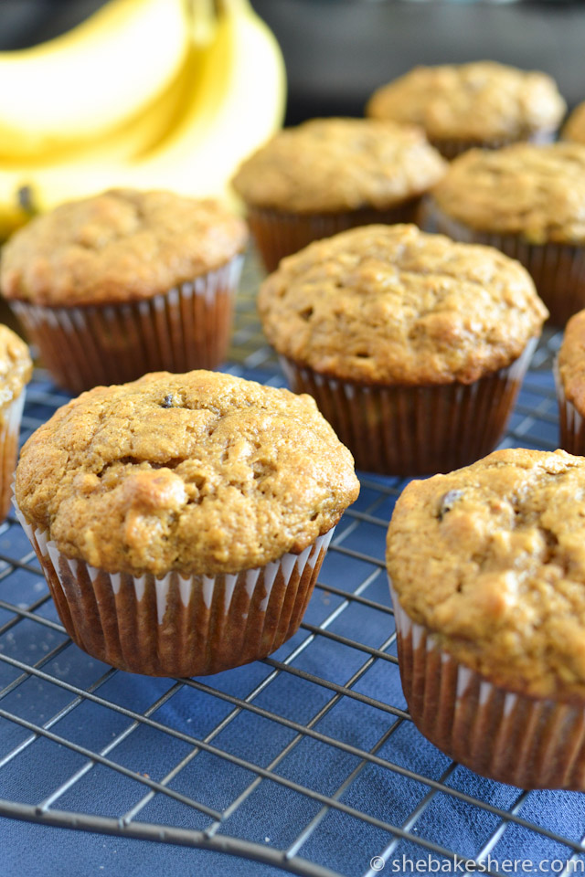 Trail Mix Banana Muffins