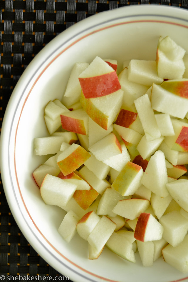 Lightened-Up Walnut Apple Crisp for Two